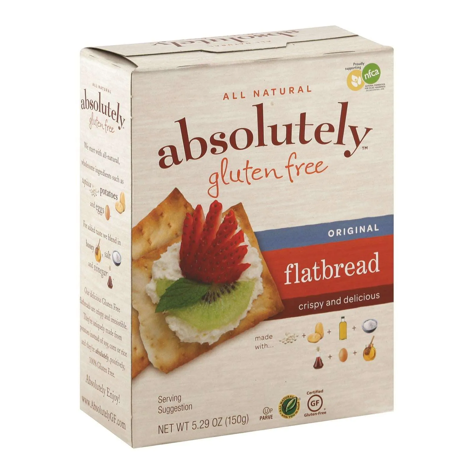 Absolutely Gluten Free Flatbread - 5.29 Oz. Pack of 12