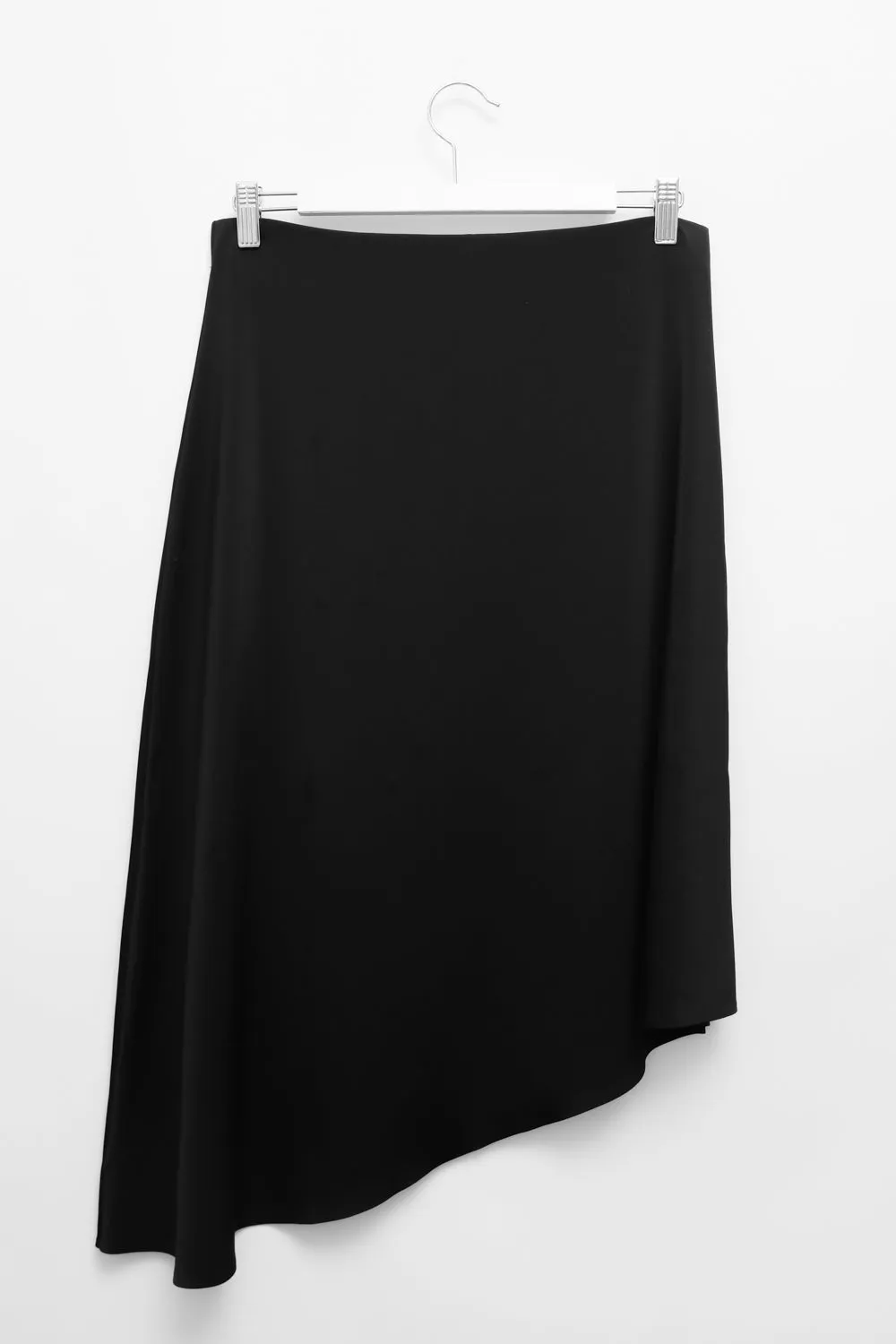 ASYMMETRICAL BLACK WOLFORD SKIRT