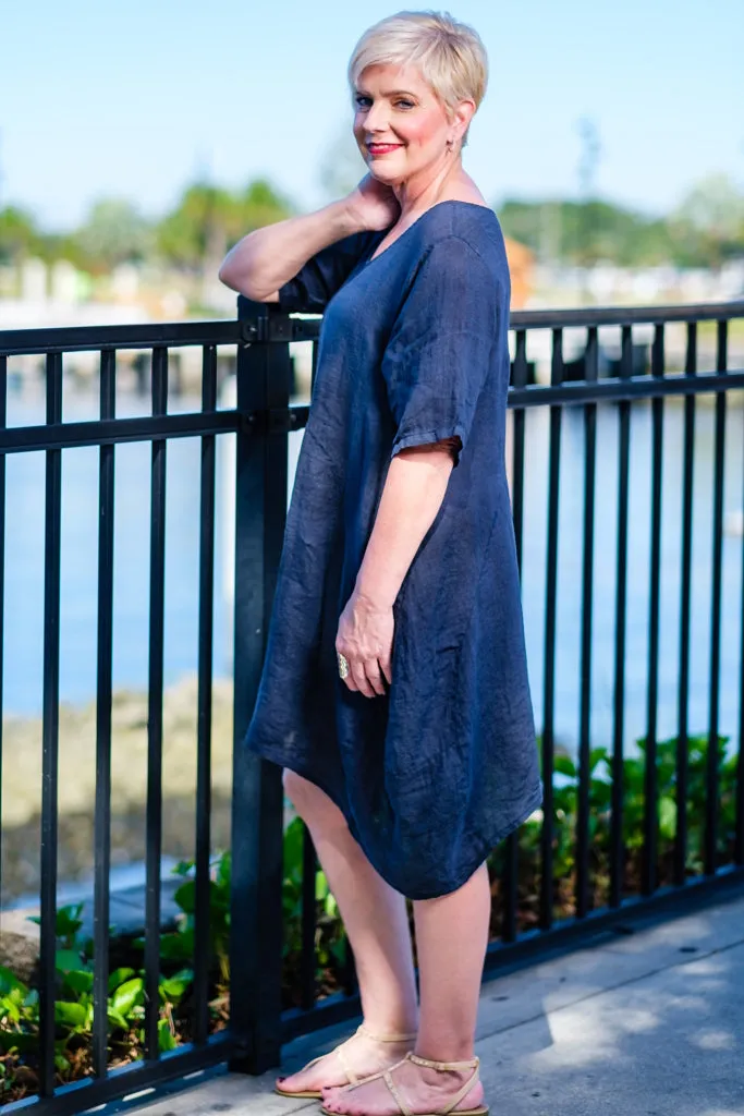 Avery Linen Dress (DSS111)