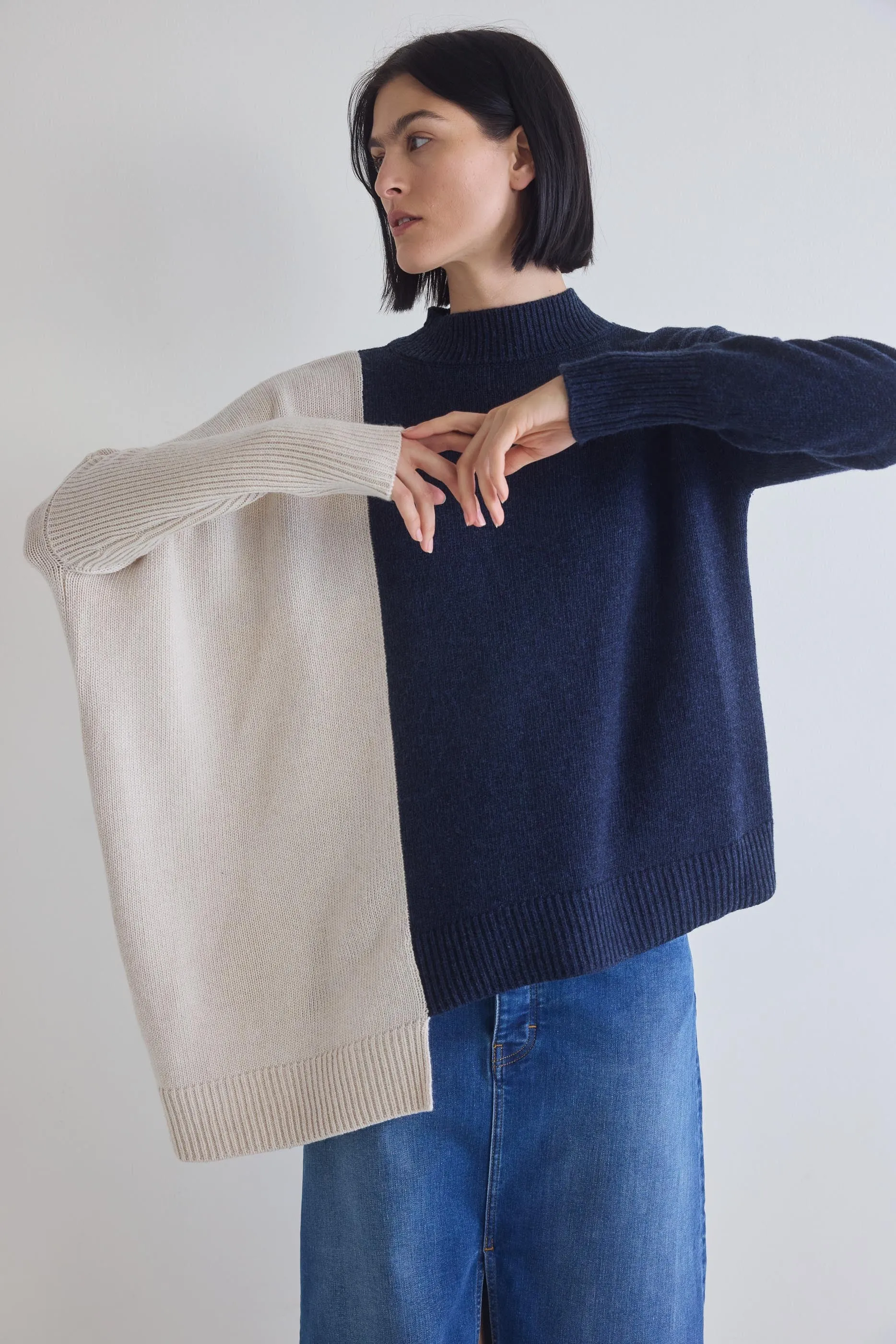 Better Half Asymmetric Sweater