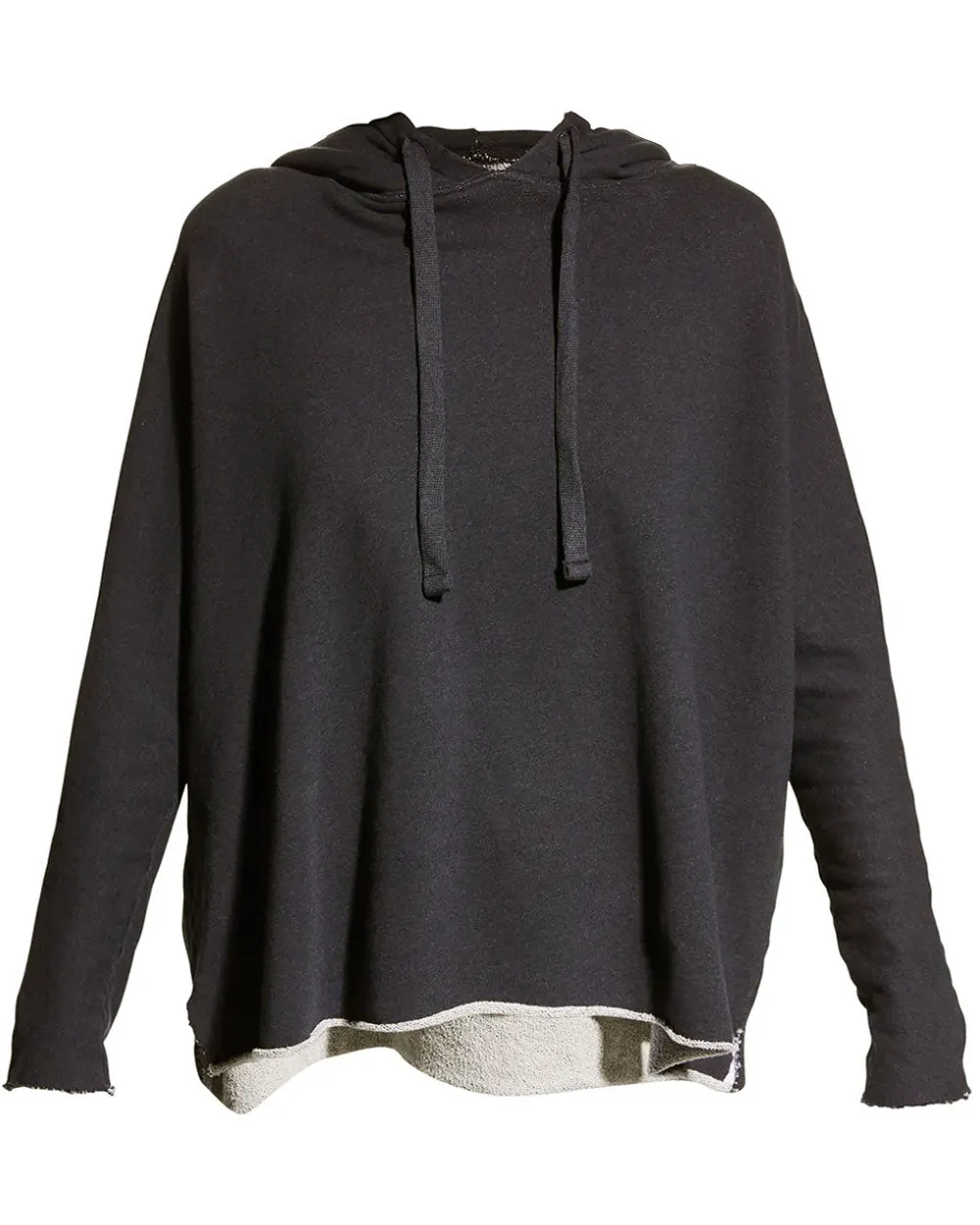 Charcoal Melange Tee Lab Oversized Easy Hoodie