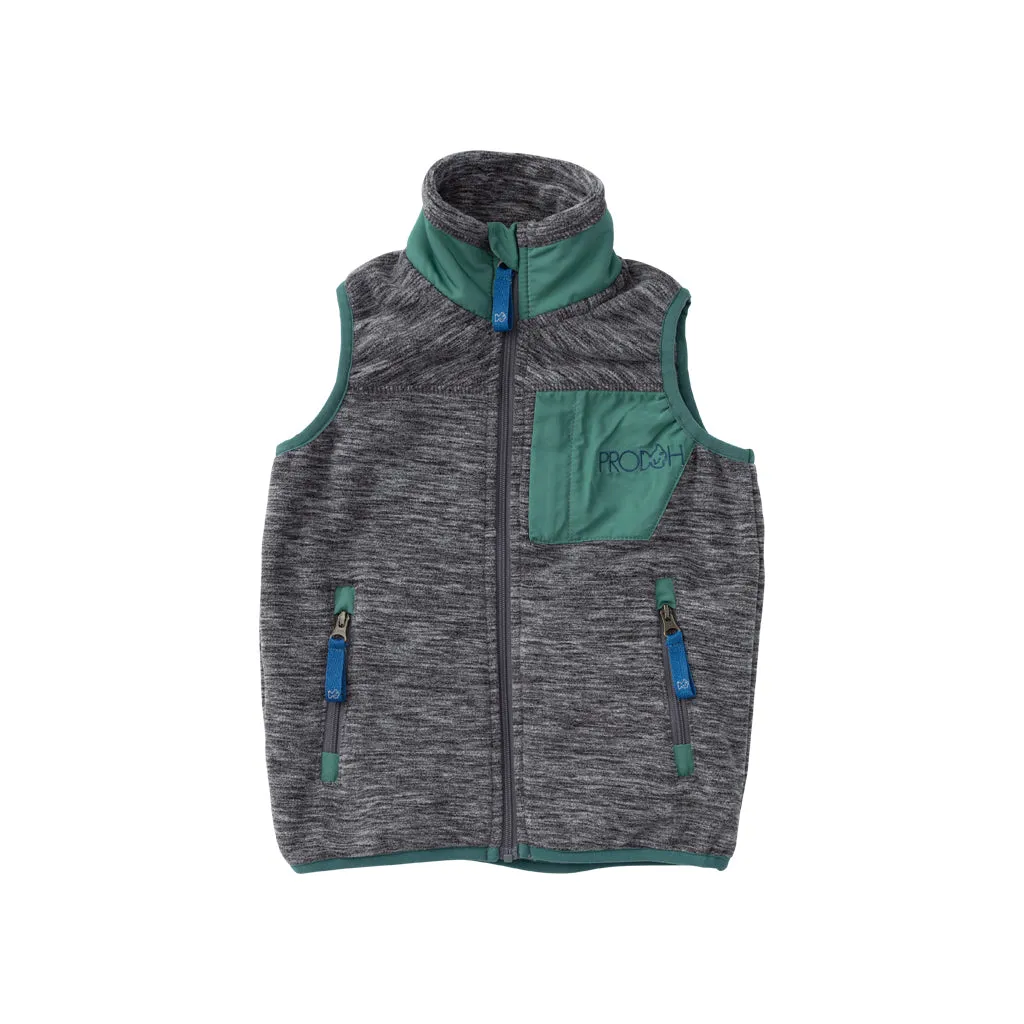 Colorblock Fleece Vest