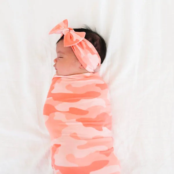 Copper Pearl Knit Swaddle Blanket - Remi