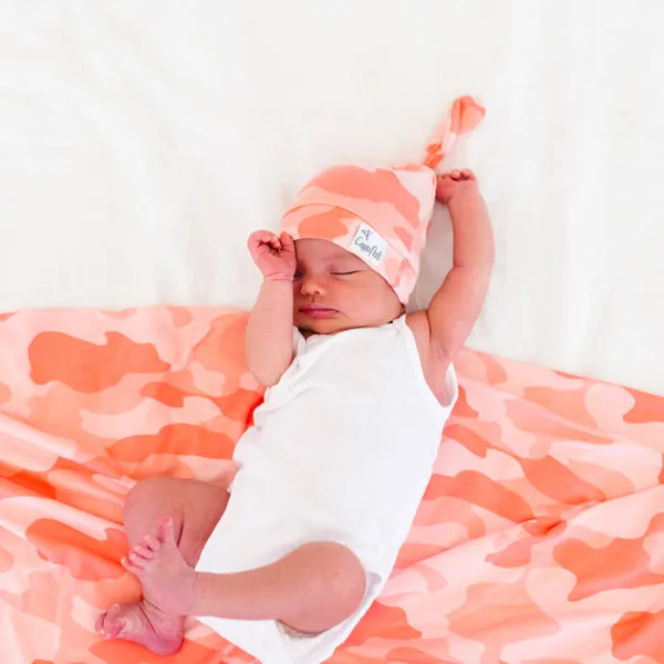 Copper Pearl Knit Swaddle Blanket - Remi