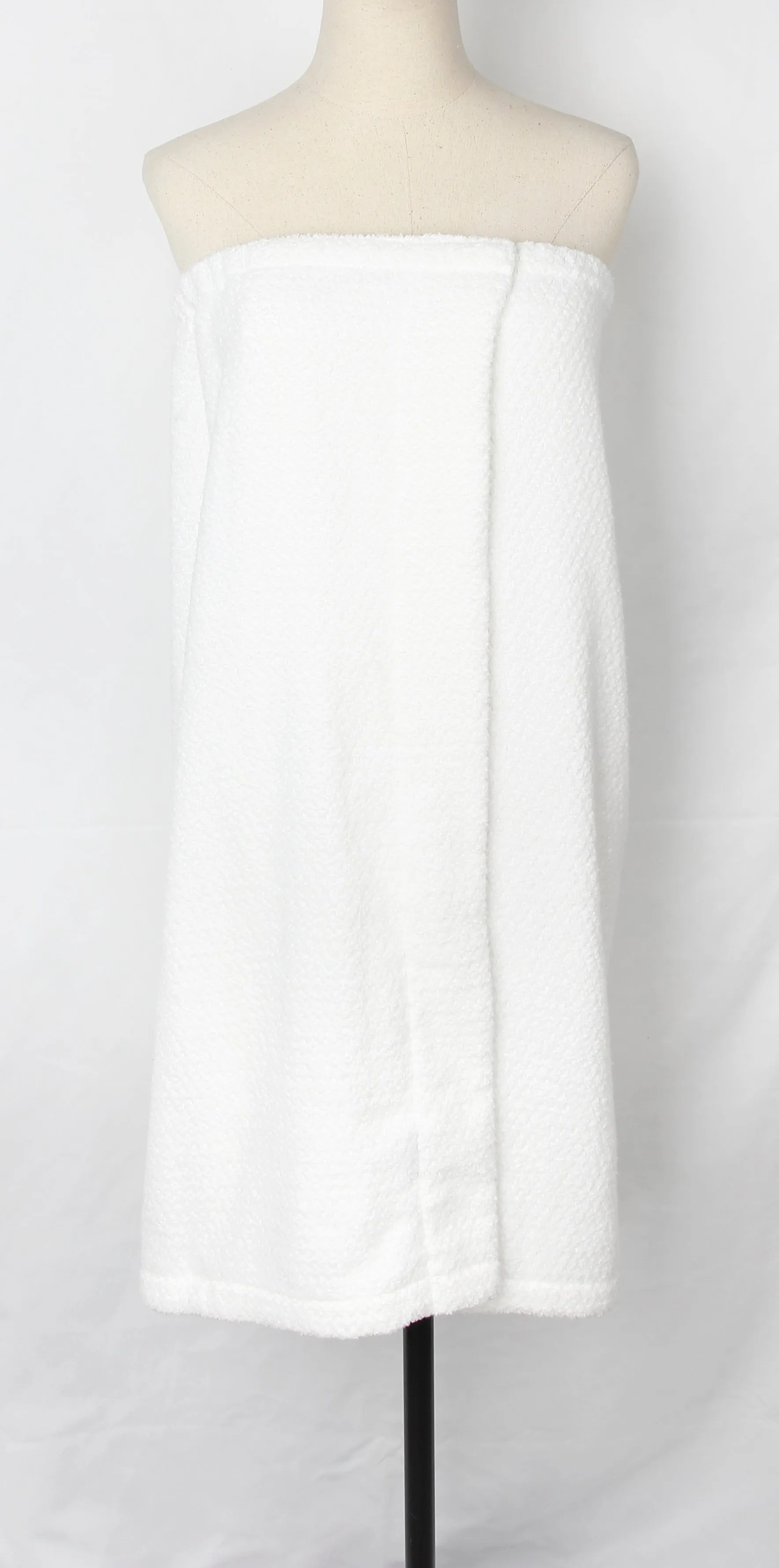 Cozy Bath Wrap Towel - White (XS-SM)