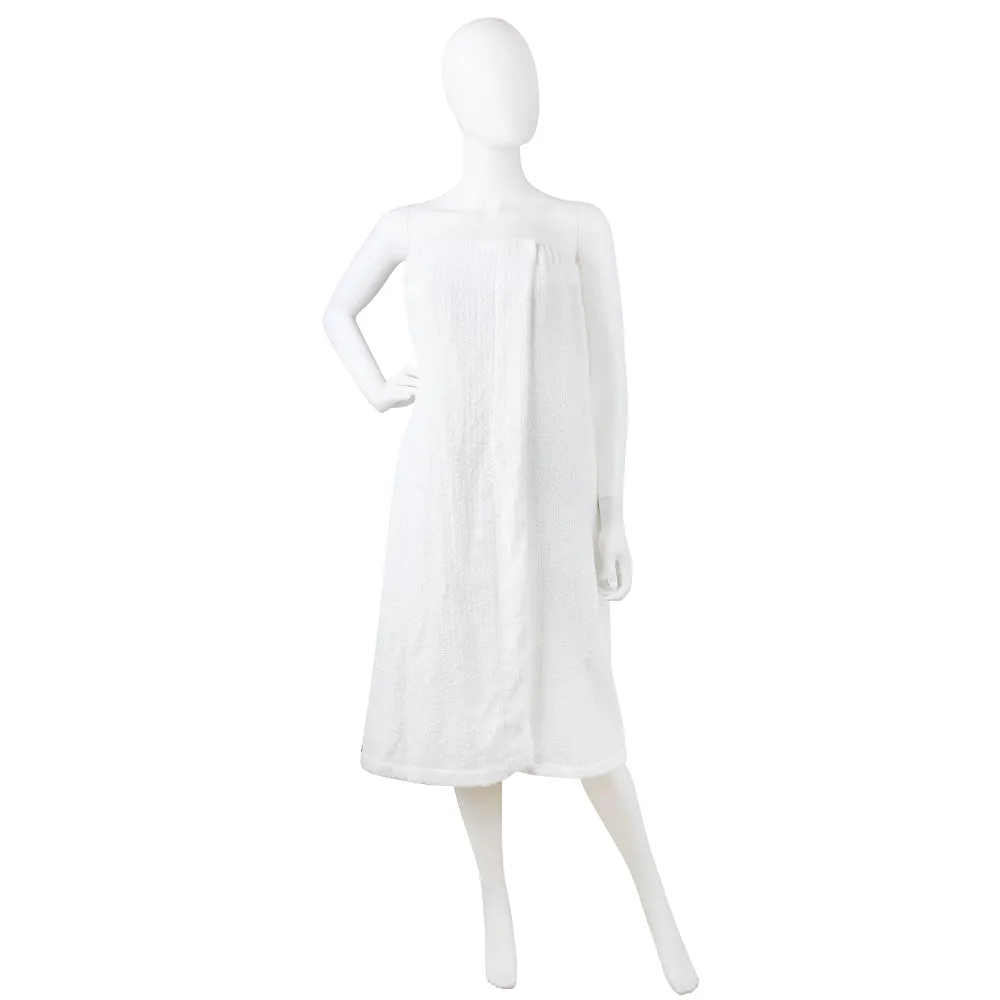 Cozy Bath Wrap Towel - White (XS-SM)