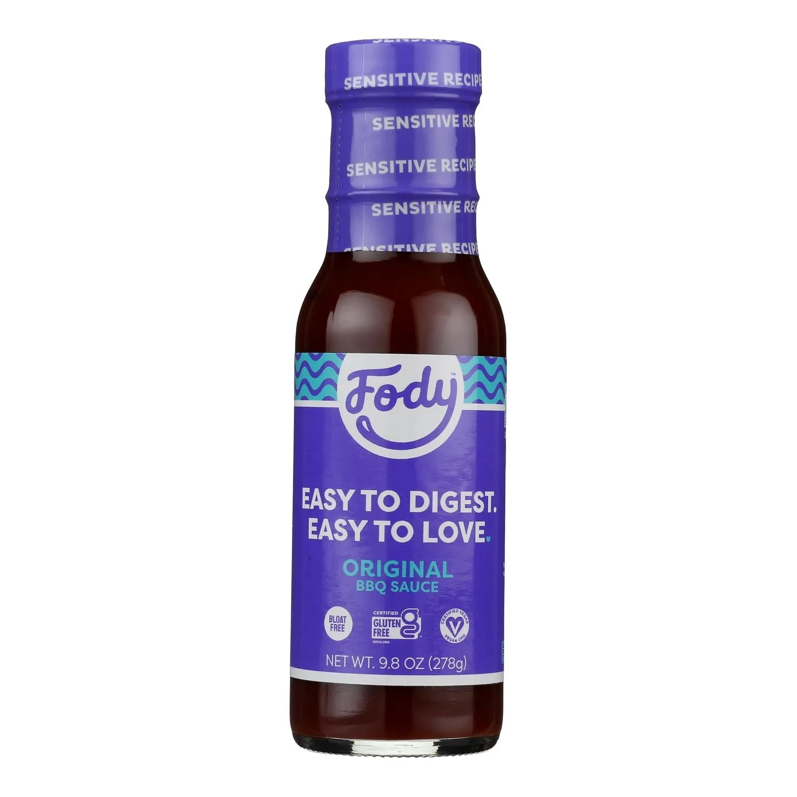 Fody Food Company BBQ Sauce Original, 9.08 Ounces (Case of 6)