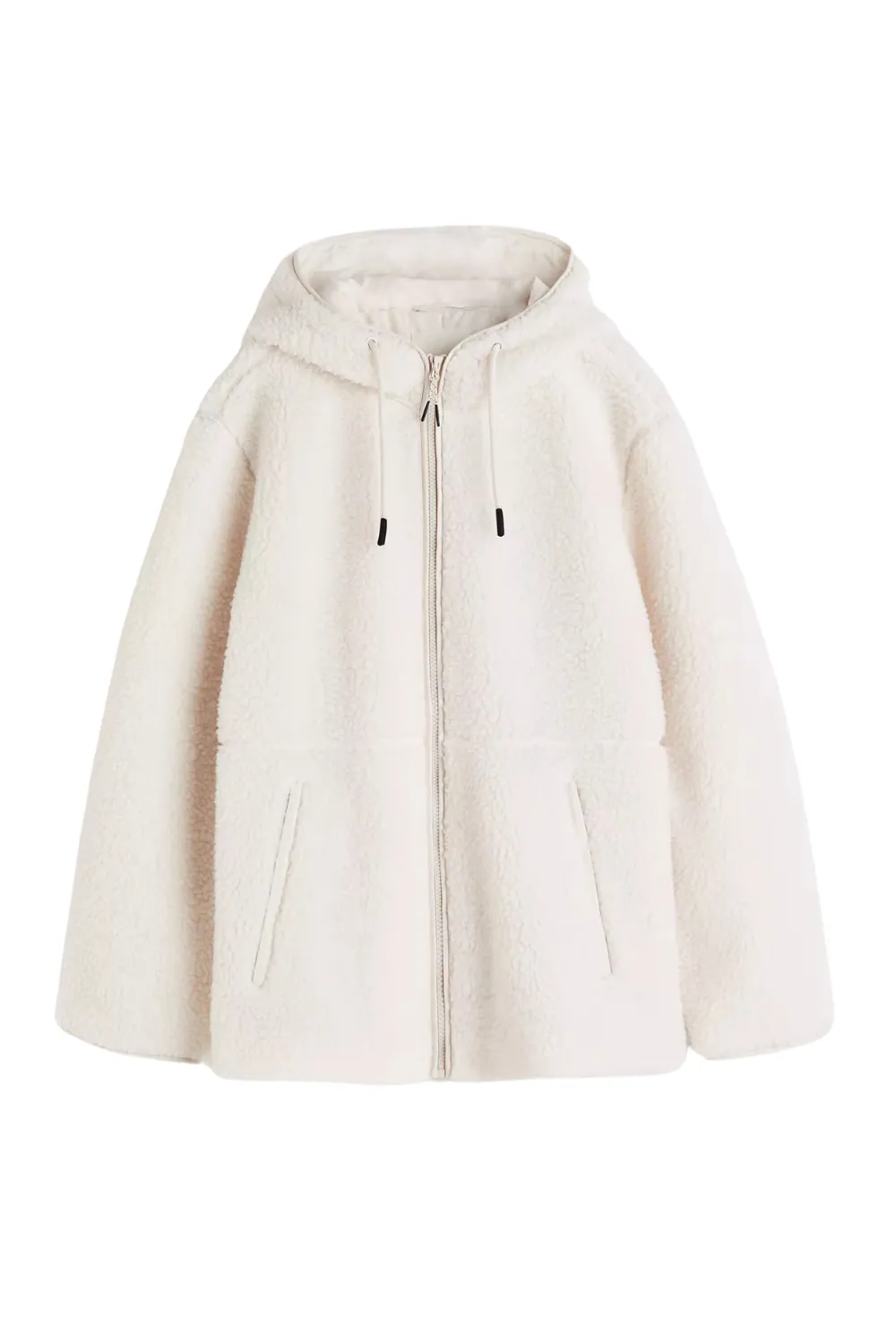 'Gail' Teddy Full-Zip Hooded Sweater (2 Colors)