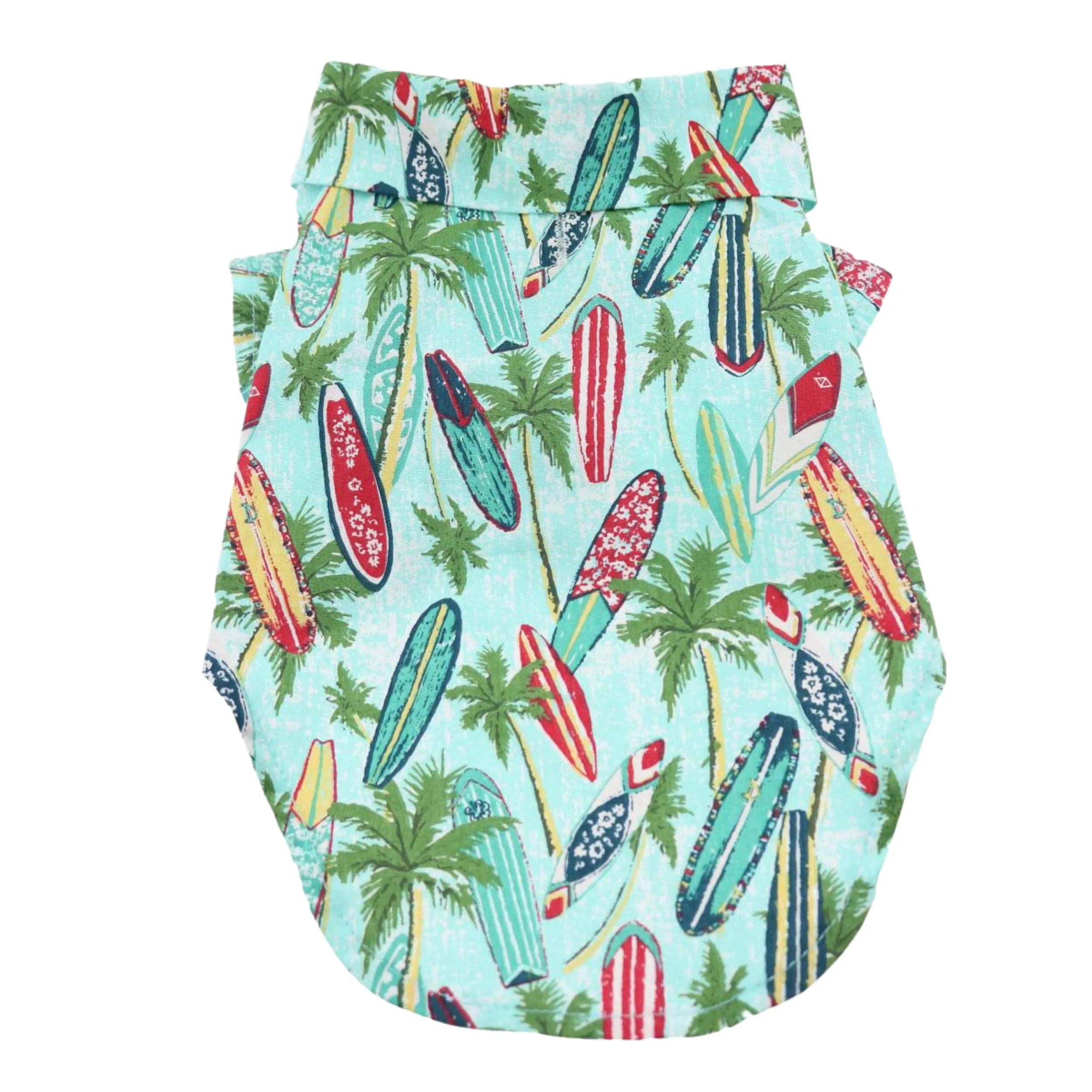 Hawaiian Camp Shirt | Surfboards & Palms