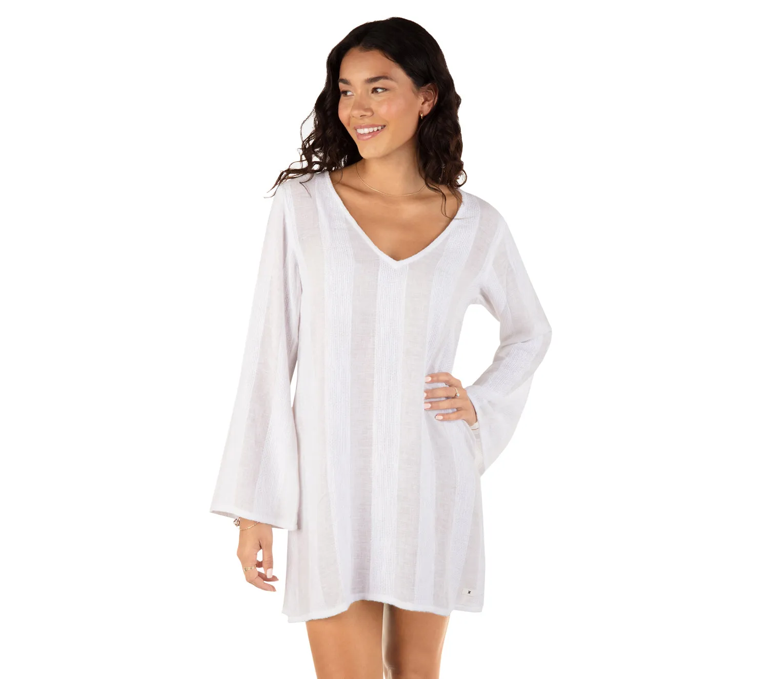 Hurley Stripe Gauze LS Tunic