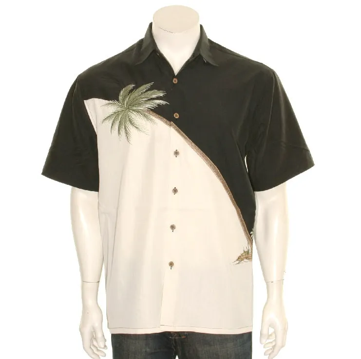 Hurricane Palm Tree Aloha Shirt