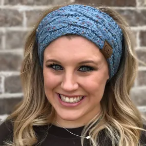 HW-33 DENIM SPECKLED HEADWRAP