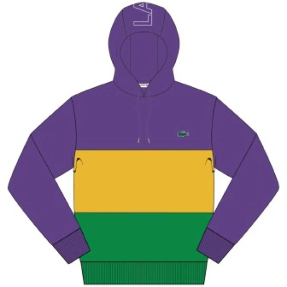 Lacoste Men’s Colorblock Fleece Hoodie