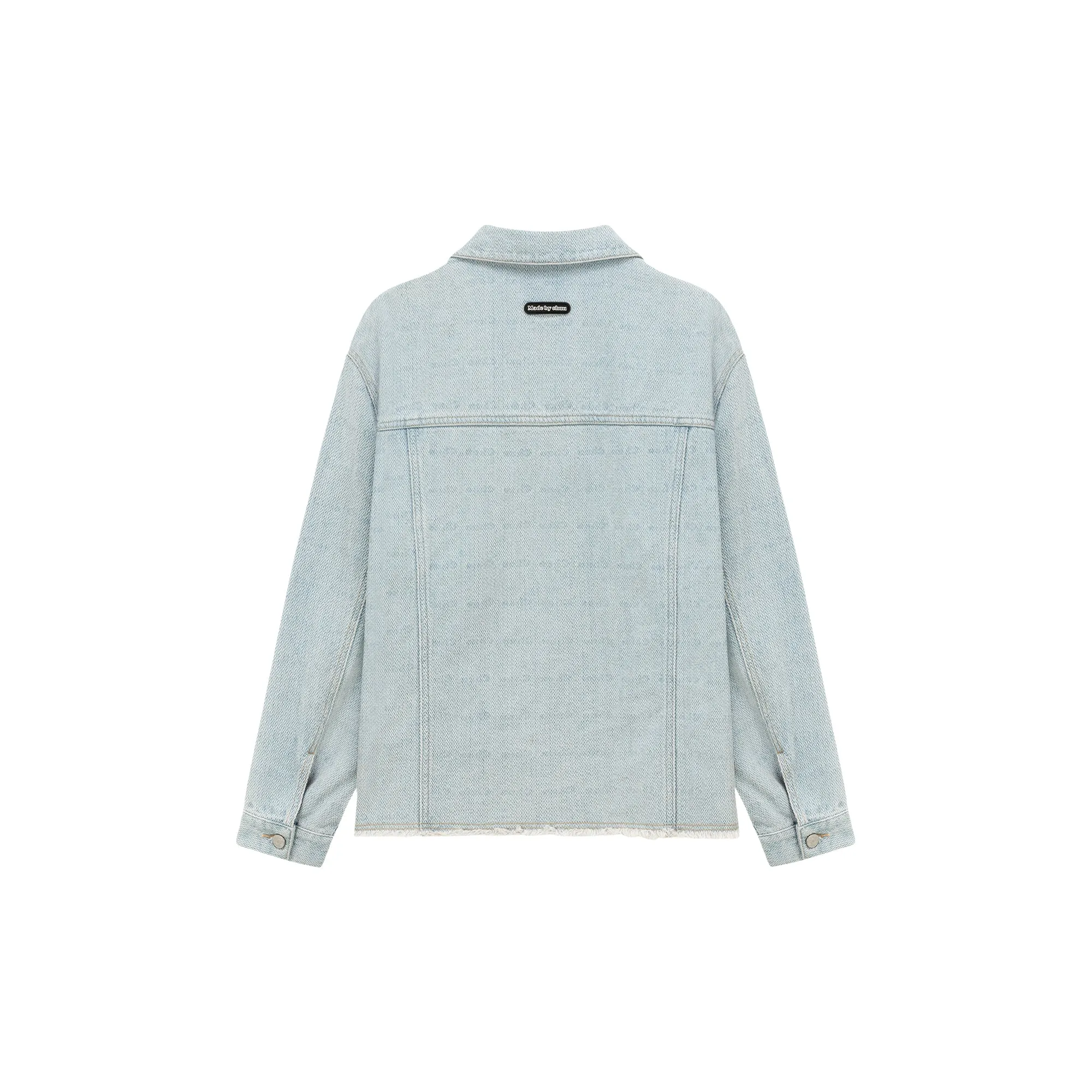 Logo Boxy Denim Jacket