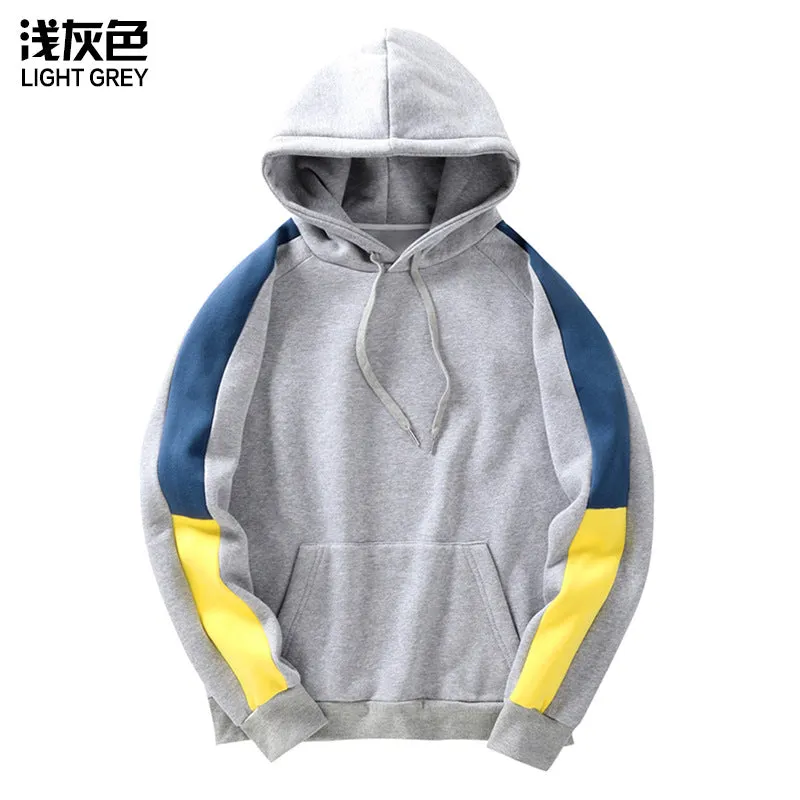 Men Long Sleeved Sports Hooded Sweaters