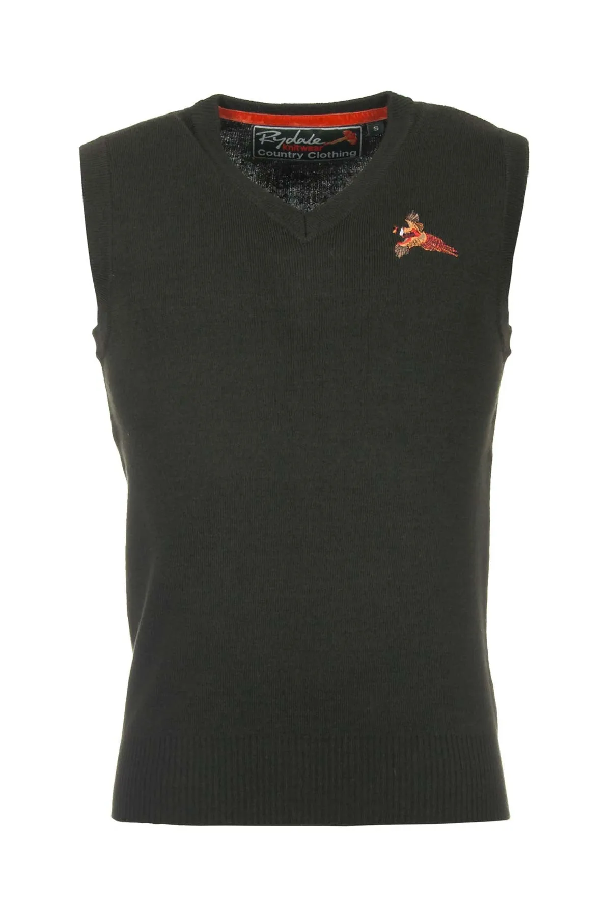 Men's Fine Knit V Neck Slipover Vest