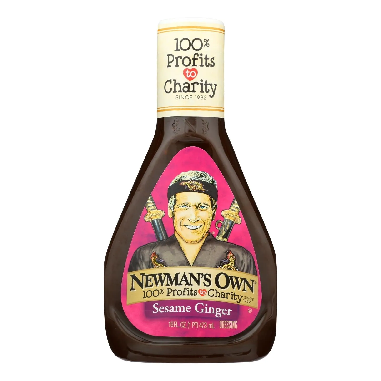 Newman's Own Salad Dressing, Case of 6, 16 Ounces Each