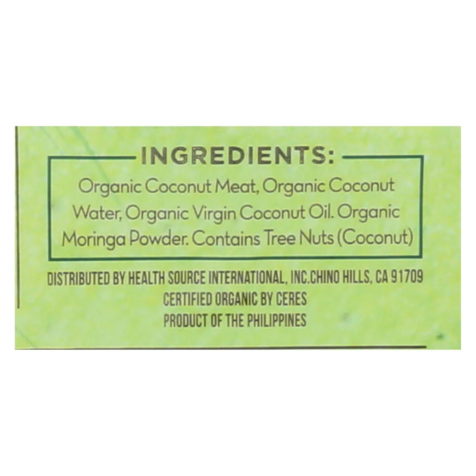 Nuco Organic Coconut Wraps - 2.47 Oz, Case of 12