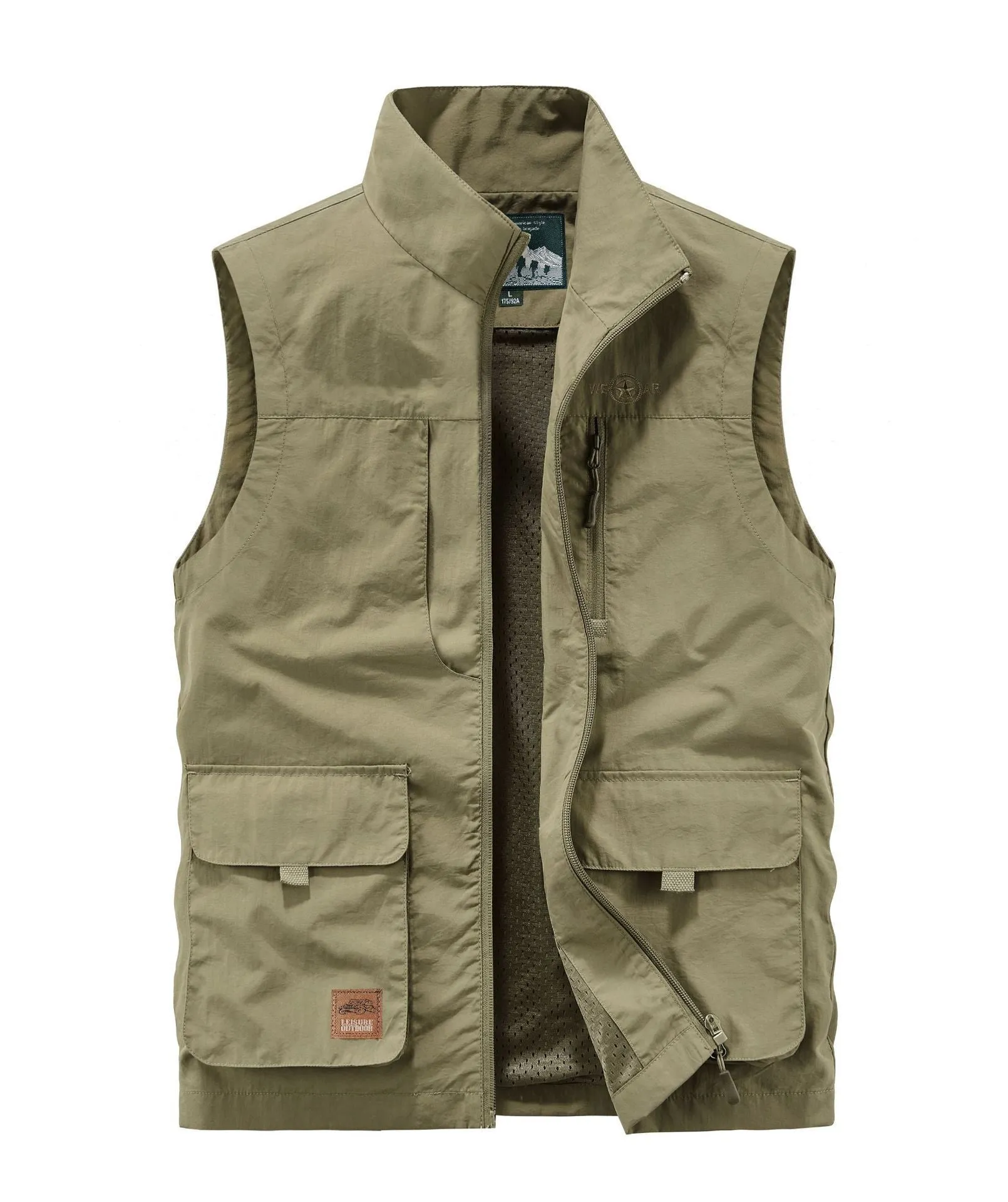 Outdoor Tourism Multi-pocket Work Pants Vest Jacket