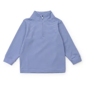 Sam Performance Pullover - Blue Stripe