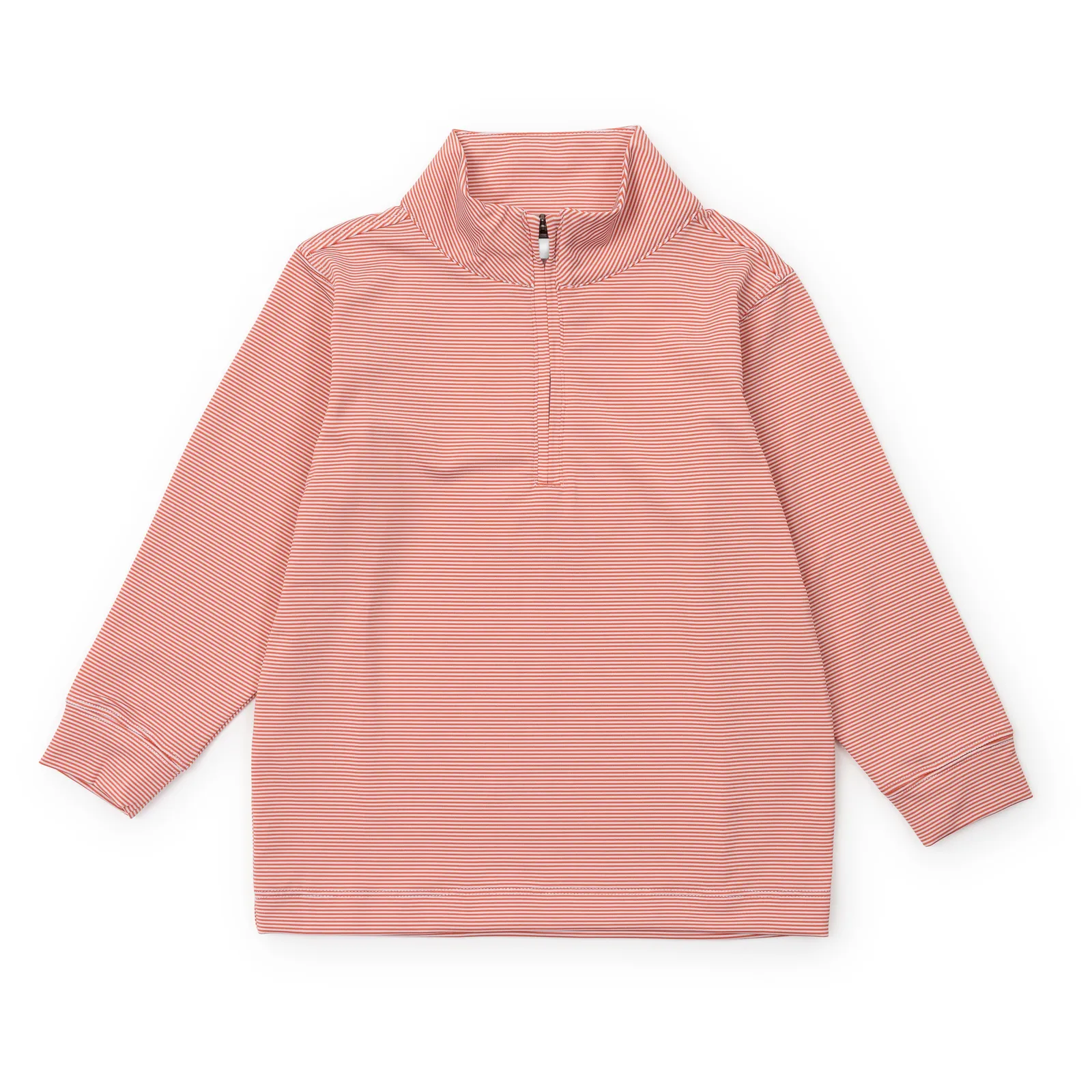 Sam Performance Pullover - Orange Stripe