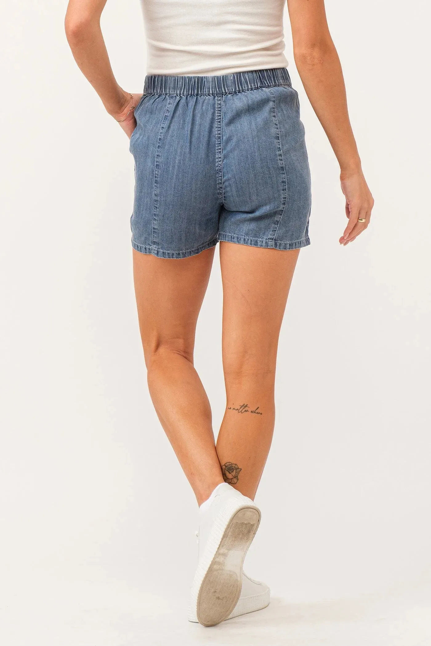 Sandy Short - Medium Indigo