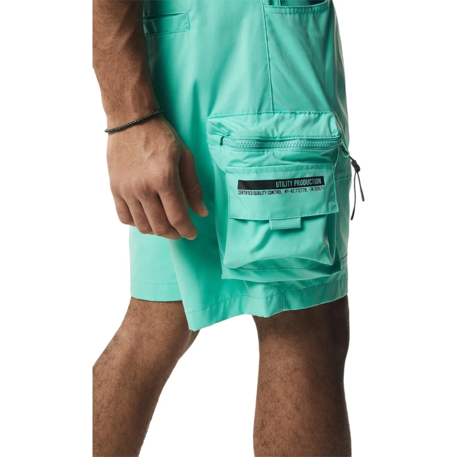 SMOKE RISE: Nylon Utility Shorts WS24283