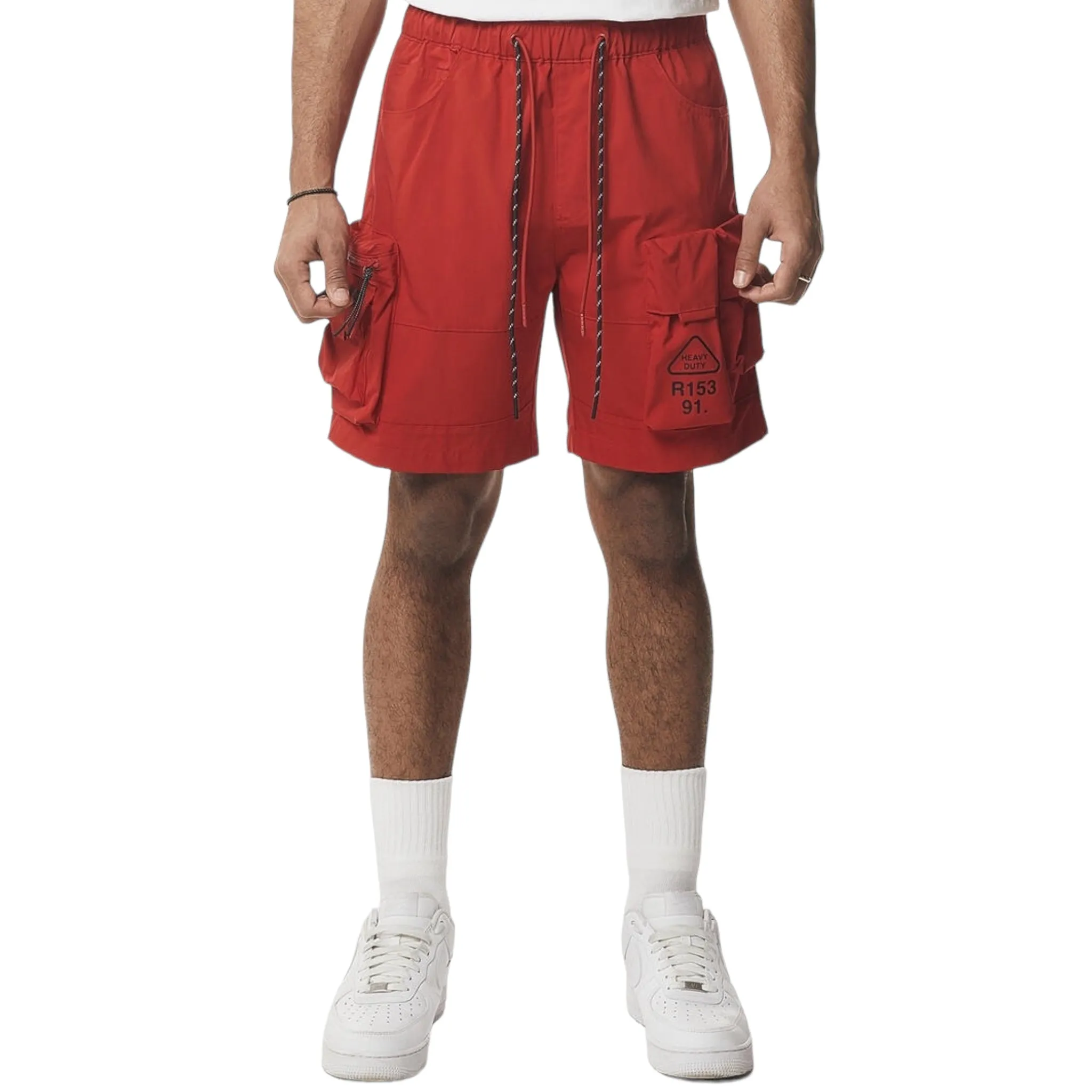 SMOKE RISE: Nylon Utility Shorts WS24283