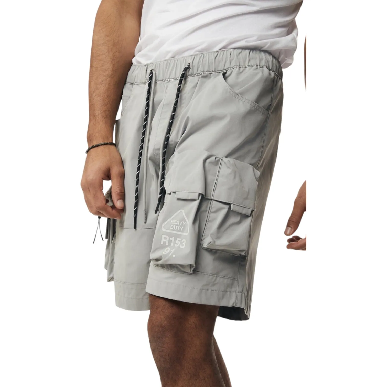 SMOKE RISE: Nylon Utility Shorts WS24283