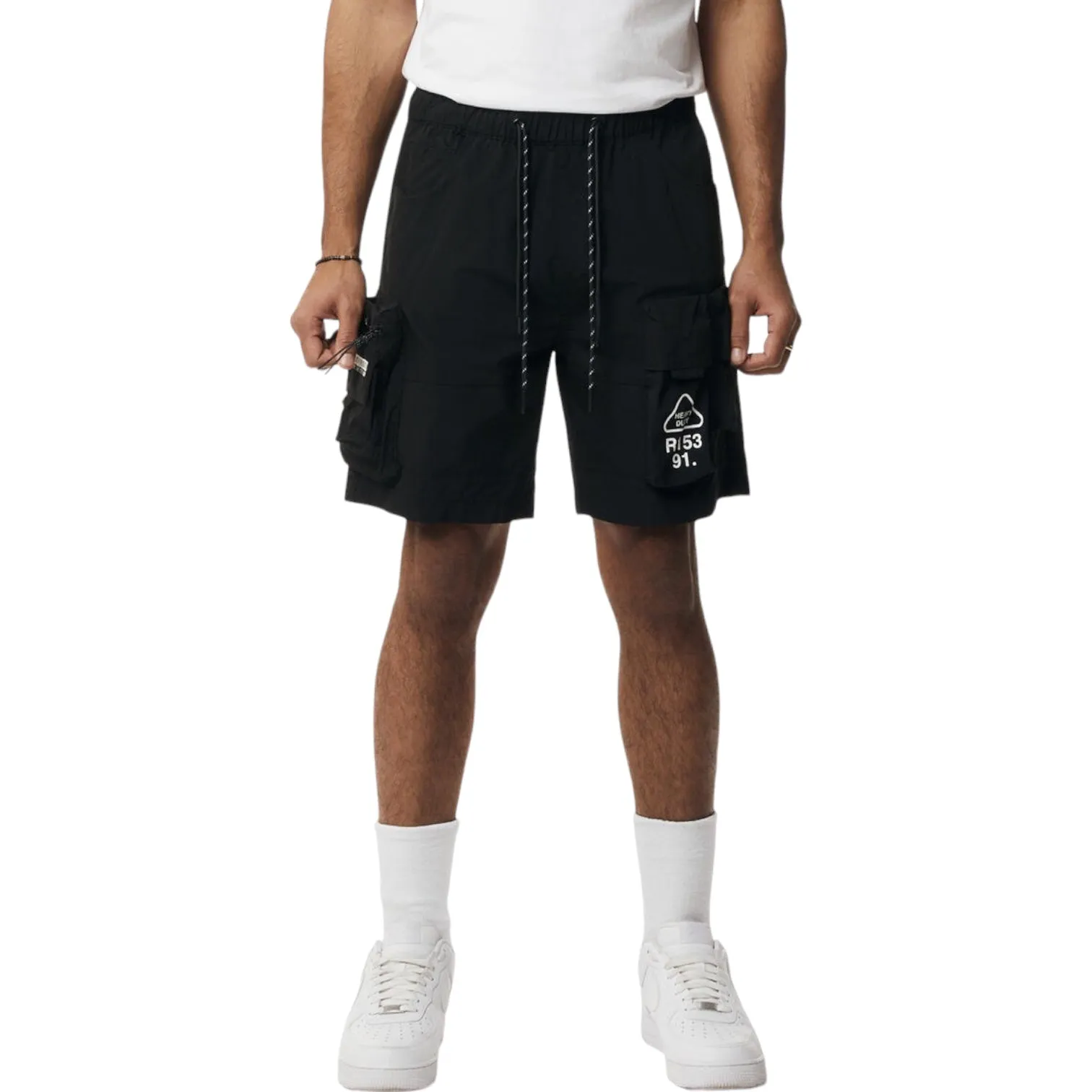 SMOKE RISE: Nylon Utility Shorts WS24283