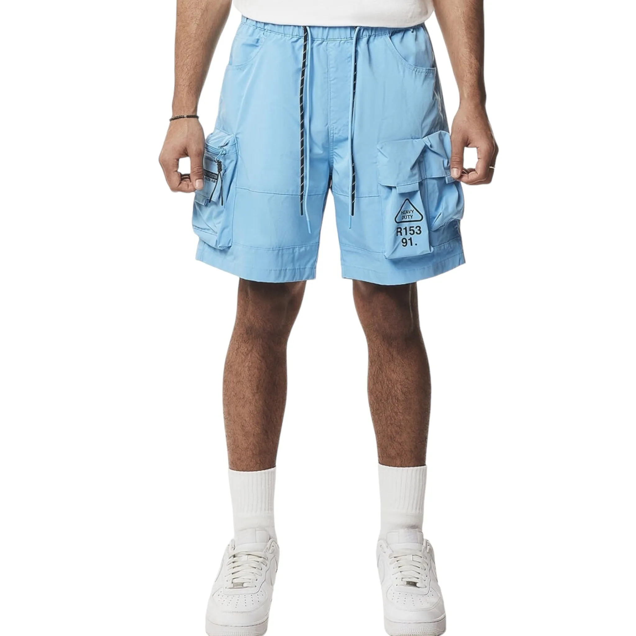 SMOKE RISE: Nylon Utility Shorts WS24283