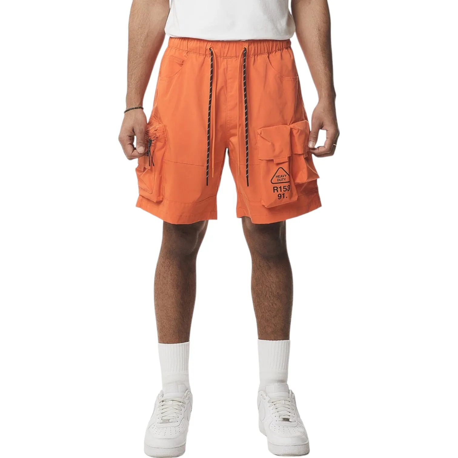 SMOKE RISE: Nylon Utility Shorts WS24283