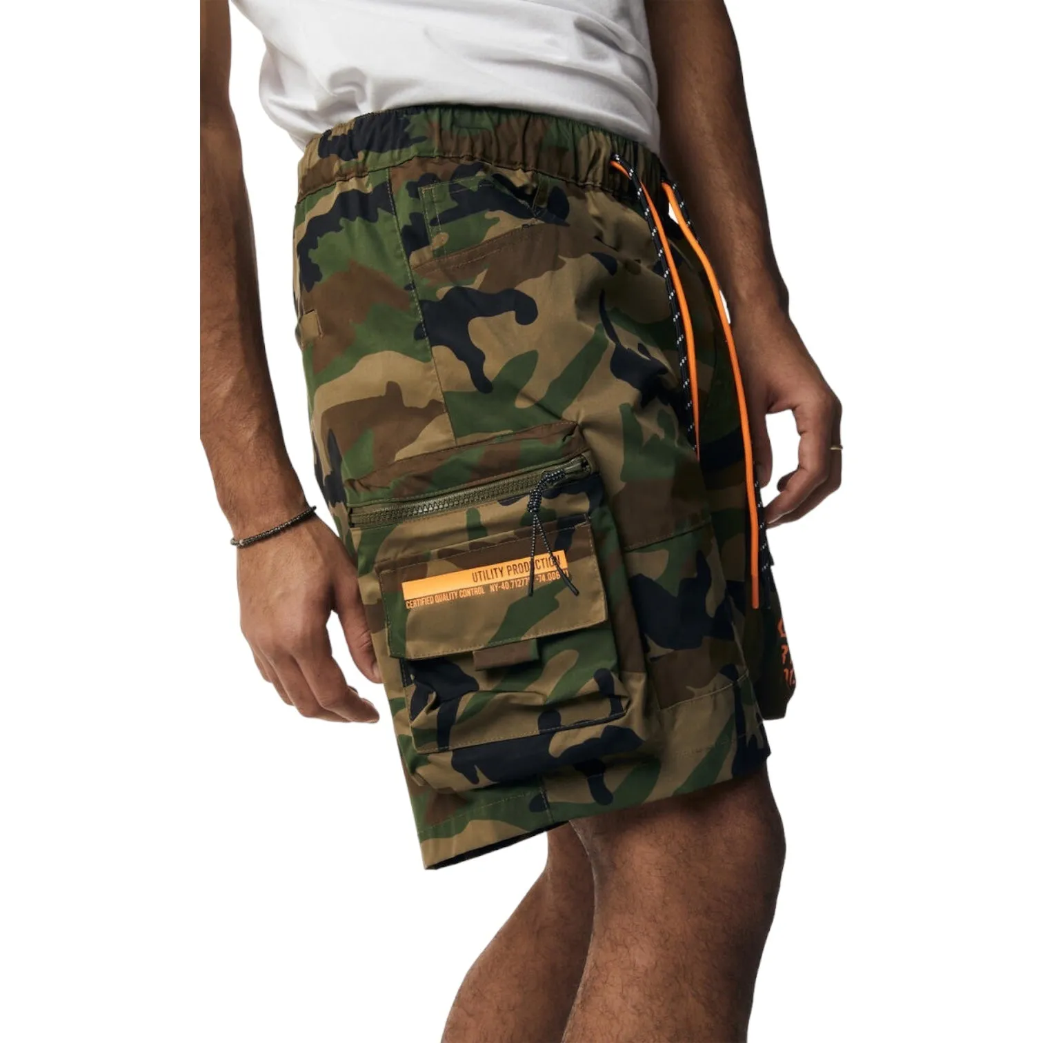 SMOKE RISE: Nylon Utility Shorts WS24283