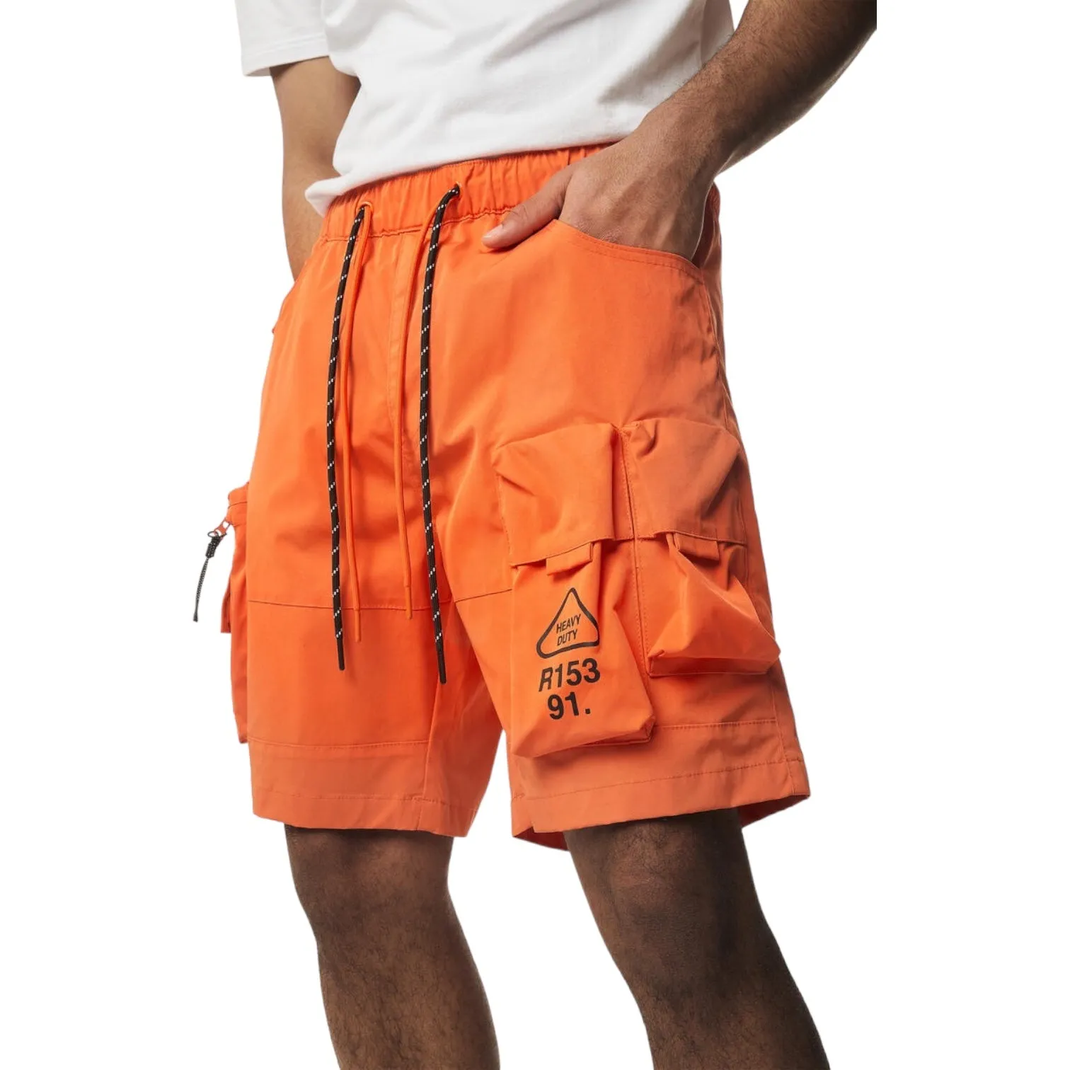 SMOKE RISE: Nylon Utility Shorts WS24283