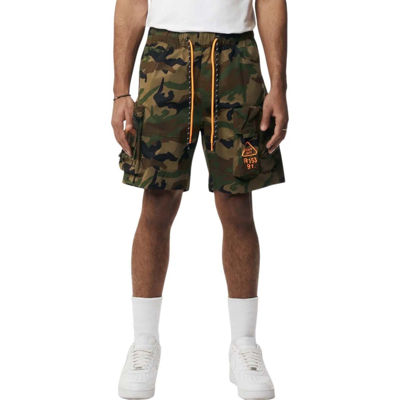 SMOKE RISE: Nylon Utility Shorts WS24283