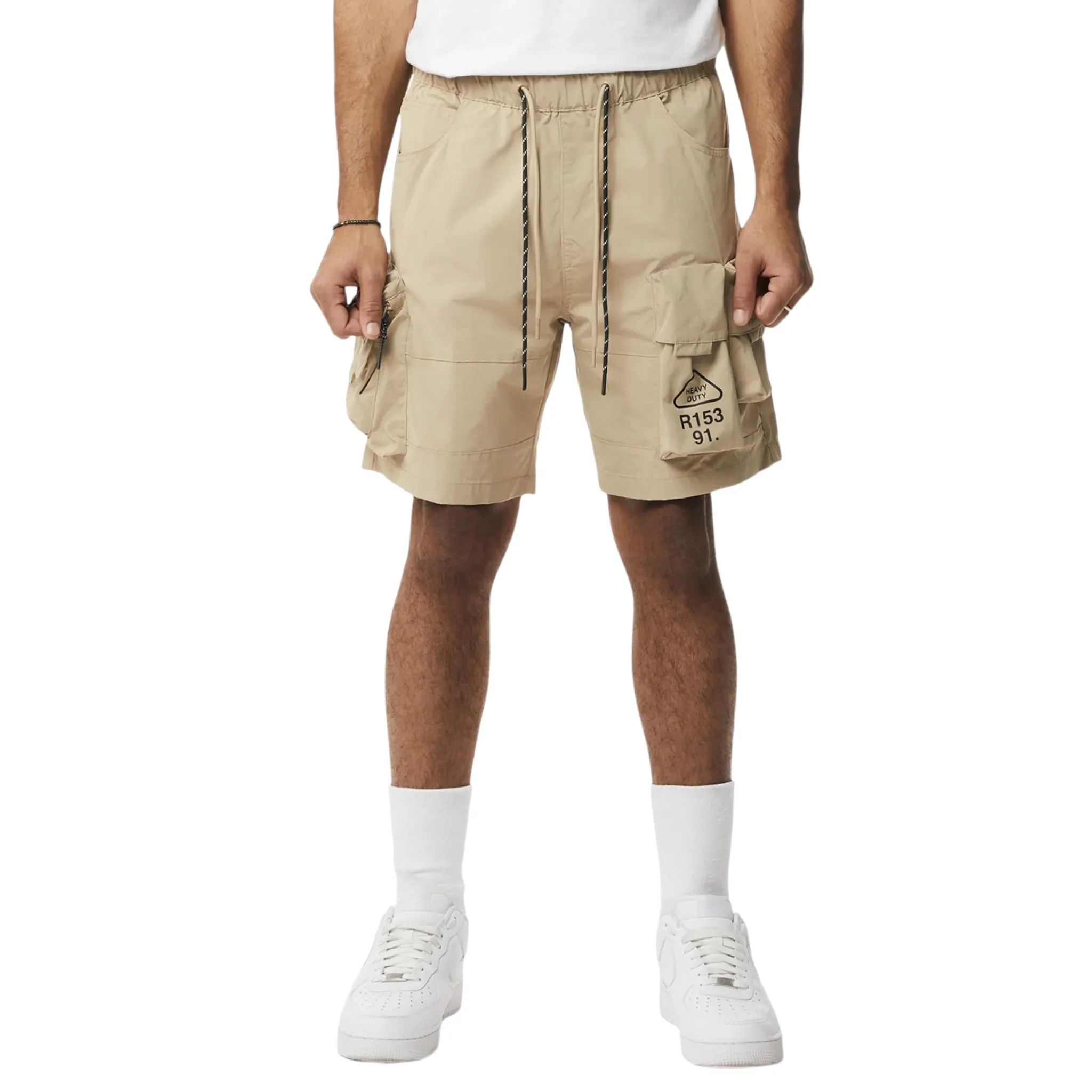 SMOKE RISE: Nylon Utility Shorts WS24283