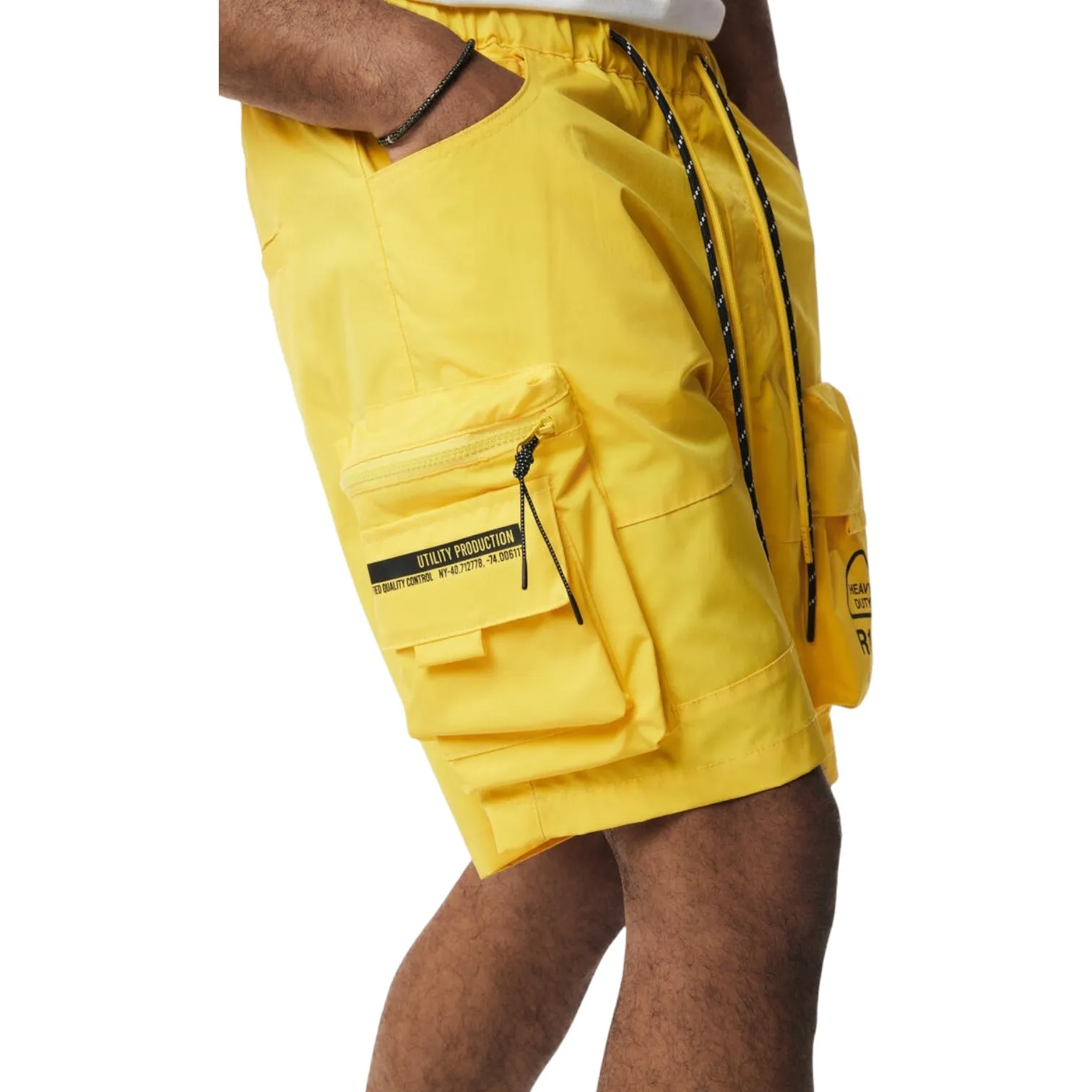 SMOKE RISE: Nylon Utility Shorts WS24283