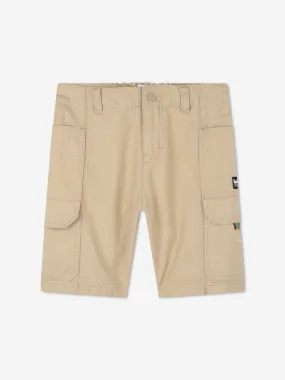 Timberland Boys Cargo Shorts in Beige