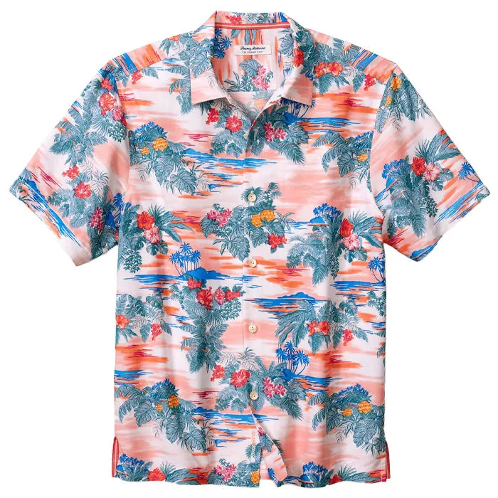 Tommy Bahama Coconut Point Sunset Sail Camp Shirt - Continental