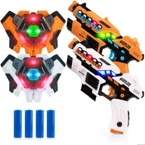 USA Toyz Rechargeable Laser Tag Toy Guns for Boys and Girls - 2pk