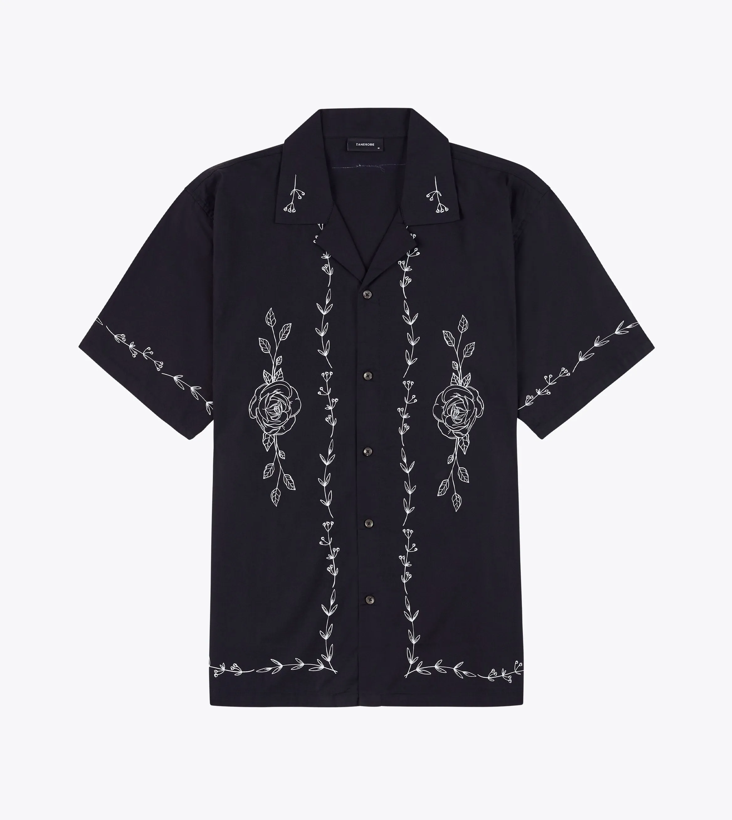 Vine Holiday SS Shirt Black