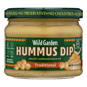 Wild Garden Traditional Hummus, 10.74 Oz Pack of 6