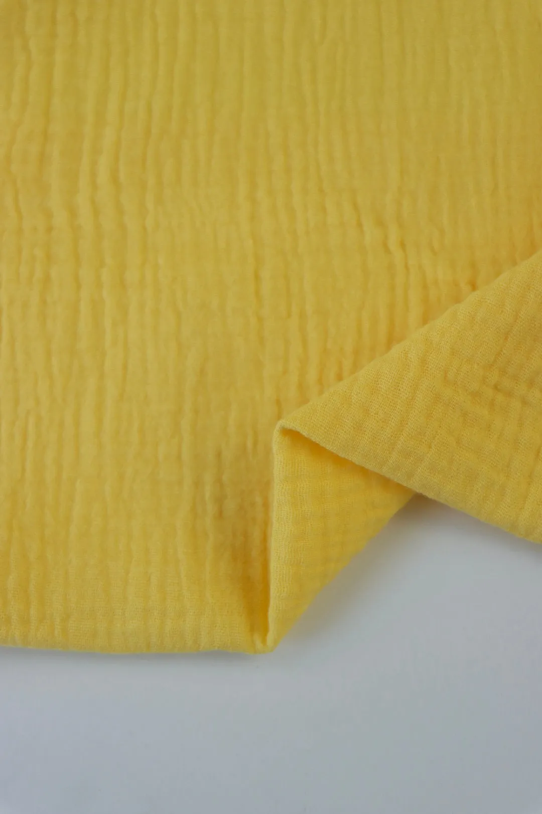 Yellow Cotton Double Gauze